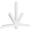 Ekena Millwork Alberta Architectural Grade PVC Gable Bracket, 108"W x 67 1/2"H x 6"D x 6"F, 15/12 Pitch GBP108X68X0606ALB00 - alternate 1
